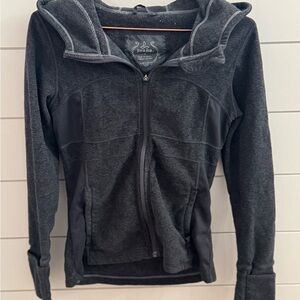 Prana Charcoal Full-Zip Jacket